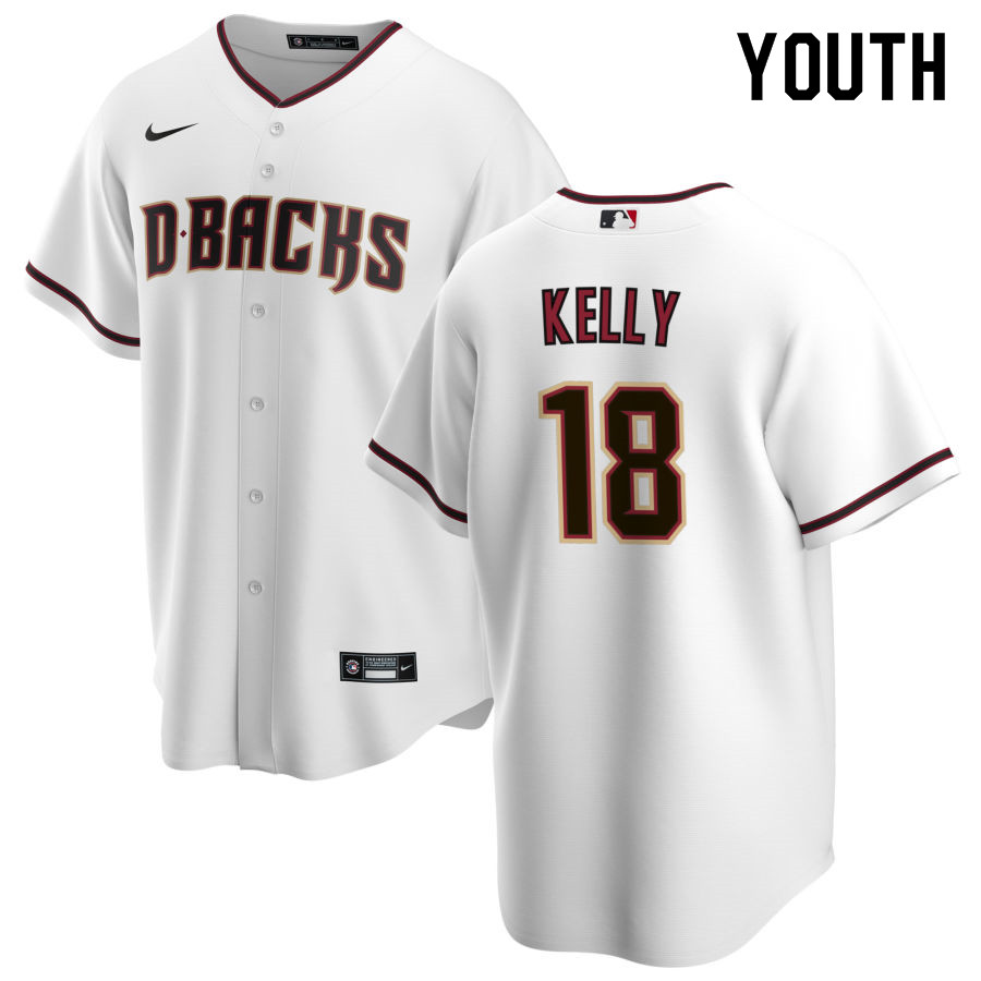 Nike Youth #18 Carson Kelly Arizona Diamondbacks Baseball Jerseys Sale-White